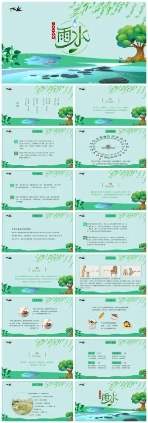 幼儿园雨水节气文化及民间习俗资料包（含PDF、PPT）